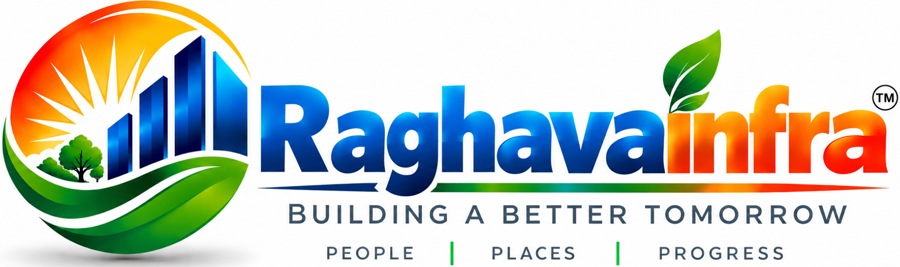 Raghavainfra logo